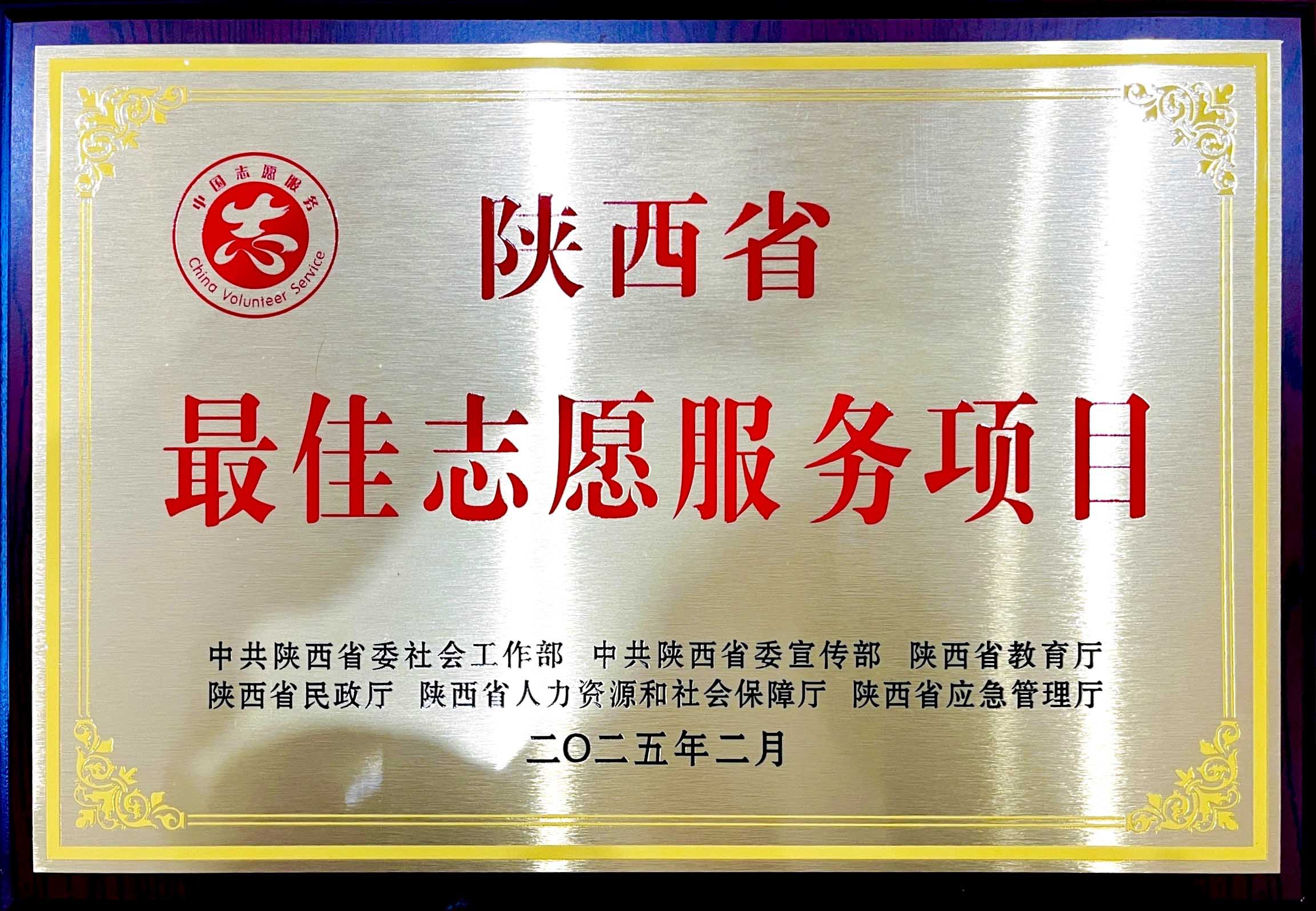  陕西省最佳志愿服务项目